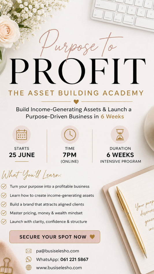 Purpose to Profit: The Asset Building Academy