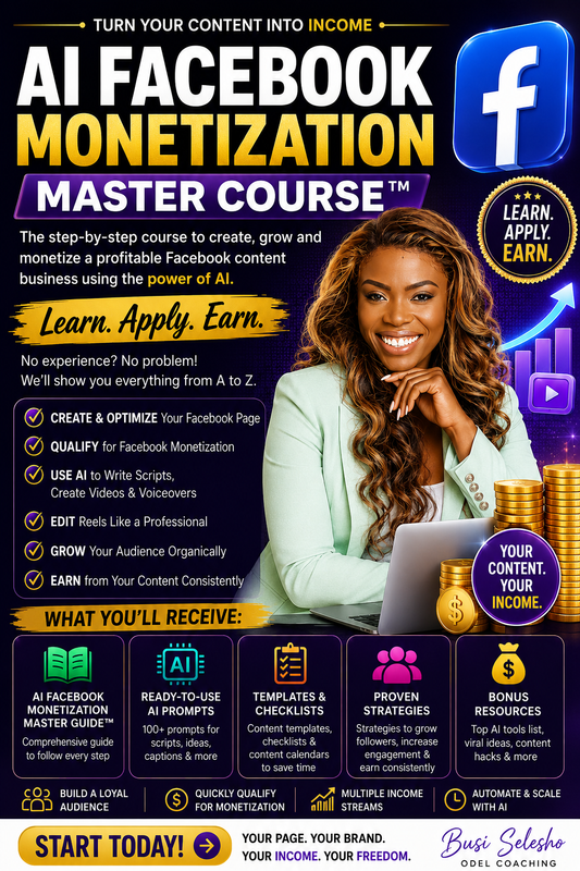 AI Facebook Monetization Master Course™